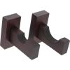HOLIDYOYO 1pair Wall Mount Wooden Bat Holders Multi-use Baseball Bat Racks for Home Display and Storage Design for Sports Collectors and Fans Games and Memorabilia view 1