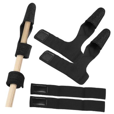 Happyyami 2pcs Fishing Rod Fastening Strap Tip Protector Baitcasting Rod Sleeves with Design for Secure Outdoor Fishing Accessories