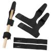 Happyyami 2pcs Fishing Rod Fastening Strap Tip Protector Baitcasting Rod Sleeves with Design for Secure Outdoor Fishing Accessories view 1