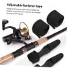 Happyyami 2pcs Fishing Rod Fastening Strap Tip Protector Baitcasting Rod Sleeves with Design for Secure Outdoor Fishing Accessories view 4