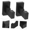 HOLIDYOYO 1pair Wooden Bat Holder Wall Mount Display Rack for Baseball Bats Smooth Edges Space-Saving Organizer for Sports Collectors and Decor Finish view 3