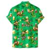 ACEPrints St. Patricks Day Hawaiian Shirt for Men, Leprechaun Irish Party Shirt view 4