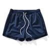 AIMPACT Men's Mesh Gym Workout Shorts Quick Dry Bodybuilding Weightlifting Pants Training Running Jogger Shorts with PocketsNavy S view 1