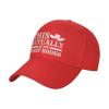 This Actually is My First Rodeo Baseball Hat Funny Caps for Men Women,Unisex,Ideas Gifts Red view 2