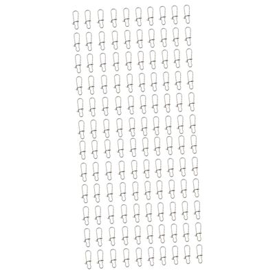 Sosoport 200pcs Practical Fishing Gadgets for Men Lock Snaps Swivel Snap Clips Fishing Connectors