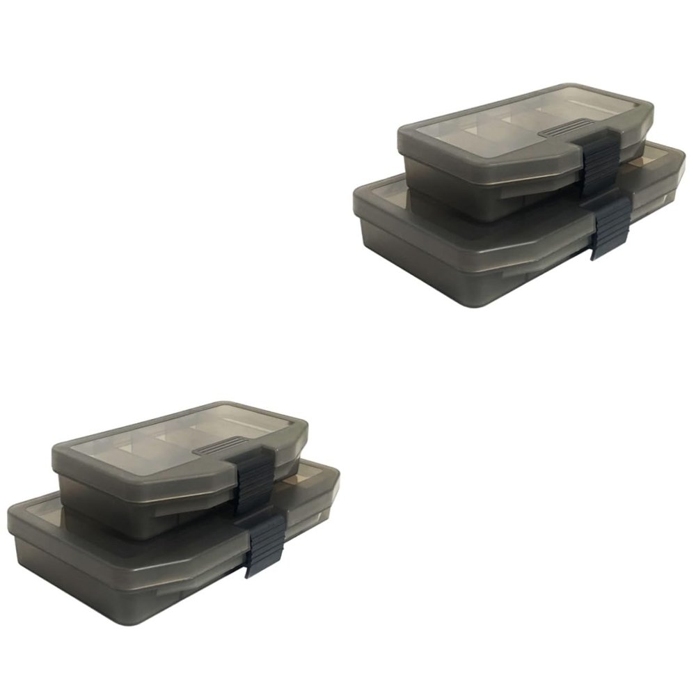 BESPORTBLE 4pcs Fishing Accessory Boxes Fishing Tackle Organizer Portable Lure Bait Case