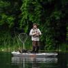 Pelican Catch Mode 110 Fishing Kayak - Premium Angler Kayak with Lawnchair seat, Granite - 10.5 Ft. & Onyx Kayak Fishing Life Jacket, Universal, Tan view 4