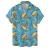 ACEPrints Pineapple Hawaiian Shirts for Men, Pineapple Hawaiian Shirt, Pineapple Surfing Casual Button-Down Shirts Short Sleeve view 1