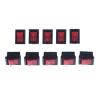 10 pcs/lot KCD1 15 * 10mm 2PIN Boat Rocker Switch SPST Snap-in on Off Micro Switch Position 3A/250V Mini 15 * 21mm (Color : 15x10cm) (Color : 15x10cm) view 1
