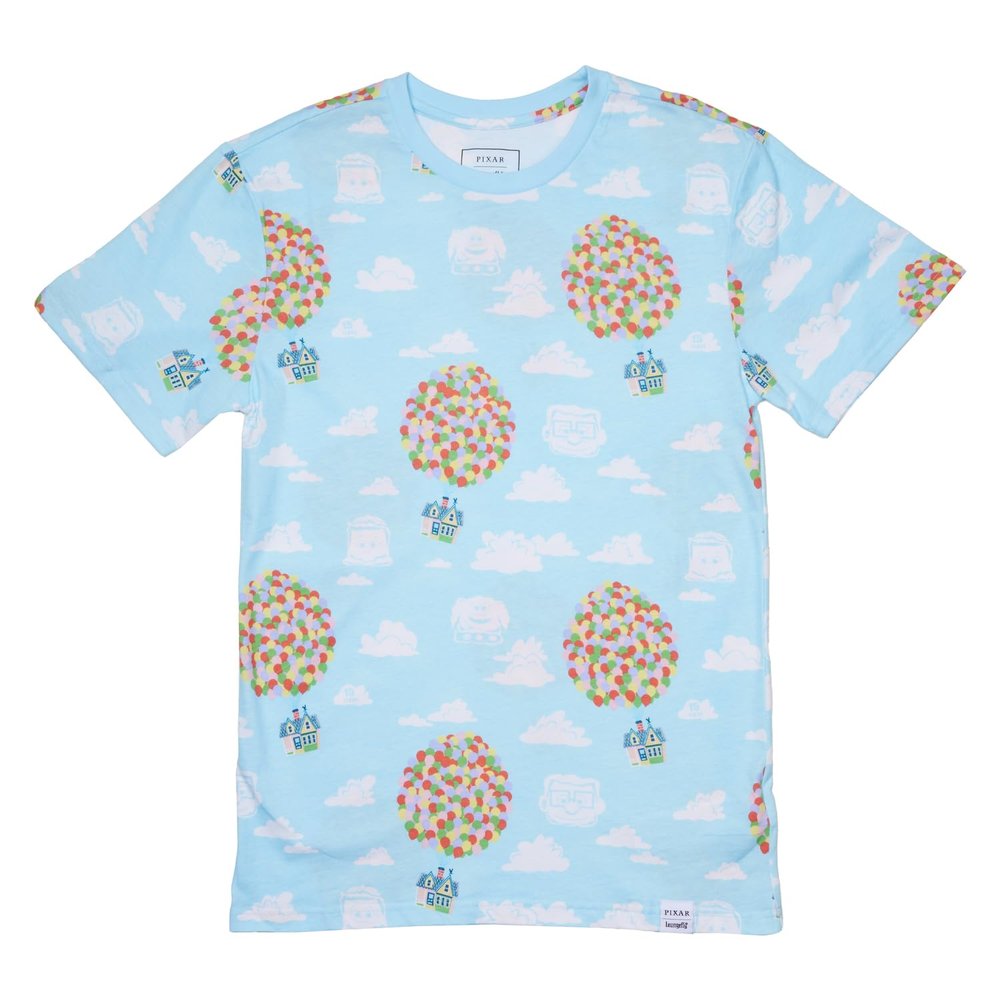 Loungefly Pixar Up 15th Anniversary Balloon House Unisex Tee XL