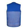 TopTie Custom Mesh Advertising Vest Printing Embroiderey Multiple Pockets Volunteer Uniform Vest-Royal Blue-M view 4