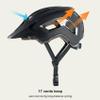 OUWOR Bike Helmet for Adult & Youth, Lightweight MTB Helmet with Adjustable Visor for Mountain/Road Cycling, 2 Sizes for Men Women Boys Girls (Black) view 2