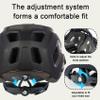 OUWOR Bike Helmet for Adult & Youth, Lightweight MTB Helmet with Adjustable Visor for Mountain/Road Cycling, 2 Sizes for Men Women Boys Girls (Black) view 3