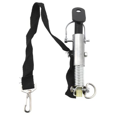 Hubceuo 1 Set Bike Trailer Hitch Universal Bike Trailer Baby/Pet Hitch Linker Connector Bicycle Rear Rack Accessories, Black & silver
