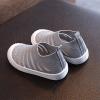 Toddler Little Girls Boys Lightweight Sports Shoes Spring Summer Stripe Mesh Breathable Flat Casual Sneakers (Grey, 13 Little Child) view 3