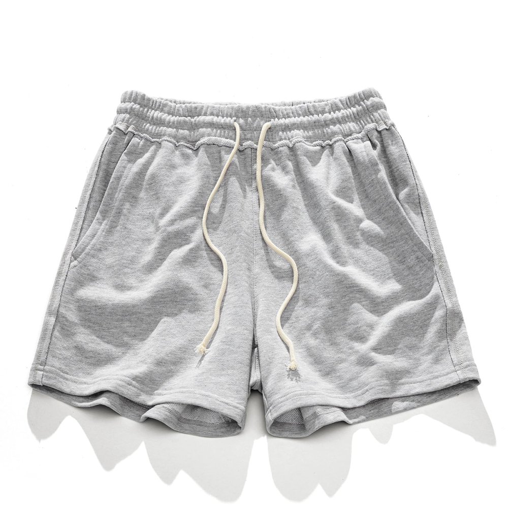 AIMPACT Mens Athletic Sweat Shorts 5" Gym Casual Shorts Mens Pajamas Shorts with Pockets Joggers Sports Workout Short ShrotsGray