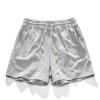 AIMPACT Mens Athletic Sweat Shorts 5" Gym Casual Shorts Mens Pajamas Shorts with Pockets Joggers Sports Workout Short ShrotsGray view 1