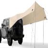 AYAMAYA Car Awning Camping Tarp Tailgate - 14 x 16 FT Extra Large Car Tent Tarp with 2 Poles Included, Multifunctional Waterproof Rain Fly Sun Shelter Canopy for SUV Truck Jeep Outdoor Activities view 1