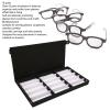 Agatige 15 Grids Sunglasses Organizer Holder, Nylon Cloth Jewelry Eyeglass Storage Case Glasses Display Box for Desktop Drawers view 4