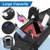 Lixada 10L Reflective Bicycle Rear Rack Bag 4-in-1 Waterproof Bike Saddle Bag Bike Rear Rack Pouch with Shoulder Strap Cycling Bicycle Saddle Panniers Lightweight Compact for Traveling Commuting view 3