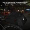 Lixada 10L Reflective Bicycle Rear Rack Bag 4-in-1 Waterproof Bike Saddle Bag Bike Rear Rack Pouch with Shoulder Strap Cycling Bicycle Saddle Panniers Lightweight Compact for Traveling Commuting view 4