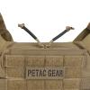 PETAC GEAR Tactical Drop-in Zipper Inserts for Built-in Vest Admin Pocket. (CB) view 4