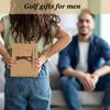 80UncleKimby Father 's Day Gifts from Daughter Wife Son - 30PCS 3-1/4 inch Wood Golf Tees Plus Hat Clip Golf Gifts for Men,Husband,Dad (Grandpa) view 2