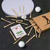 80UncleKimby Father 's Day Gifts from Daughter Wife Son - 30PCS 3-1/4 inch Wood Golf Tees Plus Hat Clip Golf Gifts for Men,Husband,Dad (Grandpa) view 3