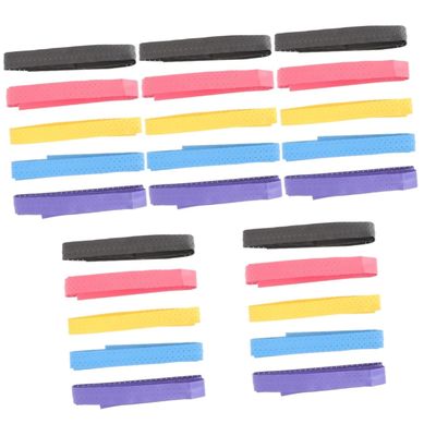 Yardwe 25pcs Tennis Racket Grip Tape Fishing Rod Slip Belt Racket Wrapping Tapes Badminton Sweatband Comfortable Grip for