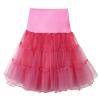 1950s Petticoat Maxi & Mini Skirts - Women's Cocktail & Formal Dresses - Tulle & Crinoline Underskirt (Wine, Medium) view 1