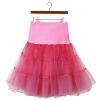 1950s Petticoat Maxi & Mini Skirts - Women's Cocktail & Formal Dresses - Tulle & Crinoline Underskirt (Wine, Medium) view 3