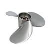 BARDOVEN 7-1/2X8 Stainless Steel Propeller 9 Tooth SS 4A/5C/F4A F2.5A/3A Prop for Yamaha Outboard OEM No. 6E0-45941-01-EL view 4