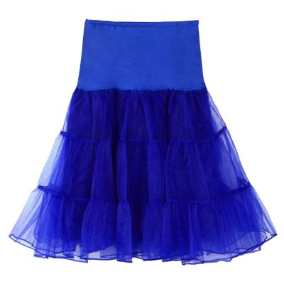 Crinoline Petticoat Skirt - Long Tulle Skirt for Women - Pink Prom & Wedding Dresses - 2024 - Blue, X-Large