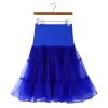 Crinoline Petticoat Skirt - Long Tulle Skirt for Women - Pink Prom & Wedding Dresses - 2024 - Blue, X-Large view 2