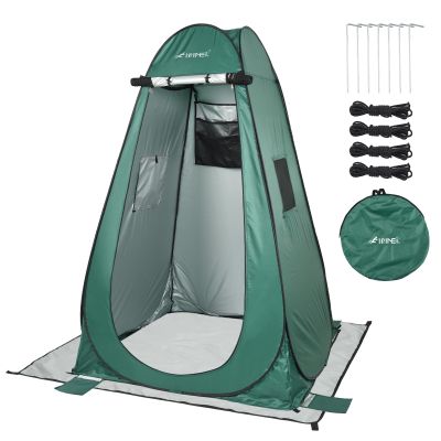 FIRINER Pop Up Camping Shower Tent, Portable Dressing Changing Tent Outdoor with Carry Bag for Beach & Hiking, 75 x 48x 48