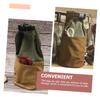 Yardwe Oil Lamp Storage Bag Lightweight Canvas Lantern Container for Kerosene Lamps Scratch-Resistant Design for Outdoor Camping and Travel view 2