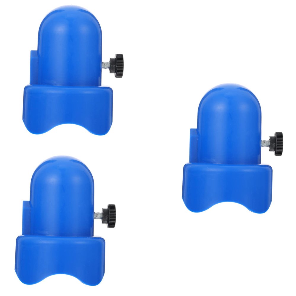 Yardwe 3sets Trampoline Pole Covers Durable Plastic End Caps with Screws for Easy Installation for Trampoline Rods and Safety Nets