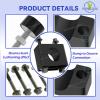 Panglong Club Car DS Brakes Block Mounting Set with Screw Nut, Club Car DS Brake Mounting Parts Suitable for 1981-Up Club Car DS and Carryall Golf Cart, Replaces OEM#1011402, 1010811, 1010812 view 2