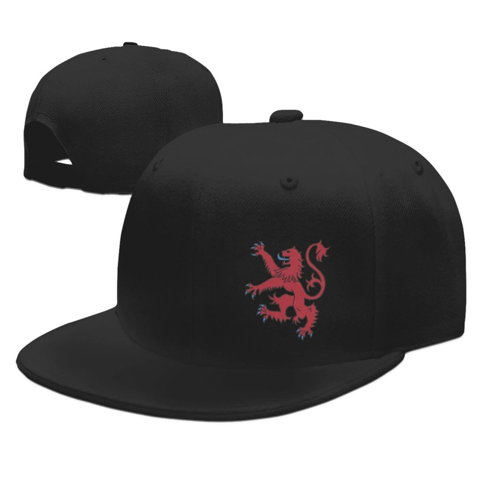 Adjustable Lion Rampant Scotland Scottish Hat Adult Casual Flat Bill Baseball Cap Trucker Caps for Sports Outdoor65