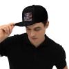 Adjustable Peru Indiana State Police Hat Adult Casual Flat Bill Baseball Cap Trucker Caps for Sports Outdoor66 Black view 2