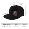 Adjustable Peru Indiana State Police Hat Adult Casual Flat Bill Baseball Cap Trucker Caps for Sports Outdoor66 Black view 4
