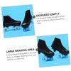 Yardwe 3sets Roller Skating Pads Toe Stops Skates Brake Mat Replacement Brakes for Roller Skates Skating Tool view 3