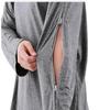 AIFARLD Post Shoulder Surgery Recovery Shirts for Men Full Tear Away Side Zippers Long Sleeve Dialysis Chemo Clothing view 2