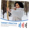 Yardwe 3sets Silicone Archery Finger Guards Cut Resistant Fingertip Protectors for Bowstring 3pcs*3 view 2