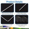 18 Pcs Croquet Wickets Replacement for Croquet 9 x 7.8 Inch Metal Croquet Hoops with Galvanized Rustproof Arch Croquet Wicket Square Wickets Replacement for Lawn Backyard Outdoor Croquet Game view 3