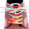 Baluue 1pair Rainbow Gradient Ice Hockey Skates Laces Waxed for Inline and Roller Skating Sports Shoe Laces for Custom Style view 3