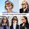 Dollger Oversized Sunglasses for Women Trendy One Piece Frame Shield Aviator Sun Glasses UV400 Shades Goggles view 2
