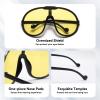 Dollger Oversized Sunglasses for Women Trendy One Piece Frame Shield Aviator Sun Glasses UV400 Shades Goggles view 4
