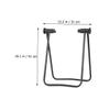 Yardwe 2pcs Bike Parking Racks Folding Storage Shelves for Mountain Road Bikes Easy Setup with Double Wall Support Space-saving Design for Indoor and Garage Use Black view 2