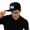 Adjustable Israeli National Flag Hat Adult Casual Flat Bill Baseball Cap Trucker Caps for Sports Outdoor14 Black view 2